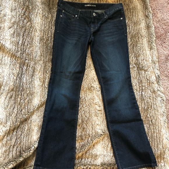 Express Denim - Express Barely Boot Jeans Size 8 Short